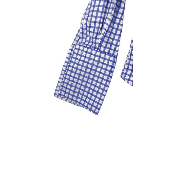 Thomas Pink Slim Fit Blue/White Check Shirt 15.5"/39cm - Picture 2 of 8